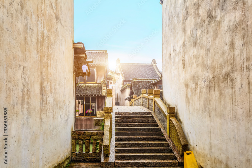 wu zhen water town in china