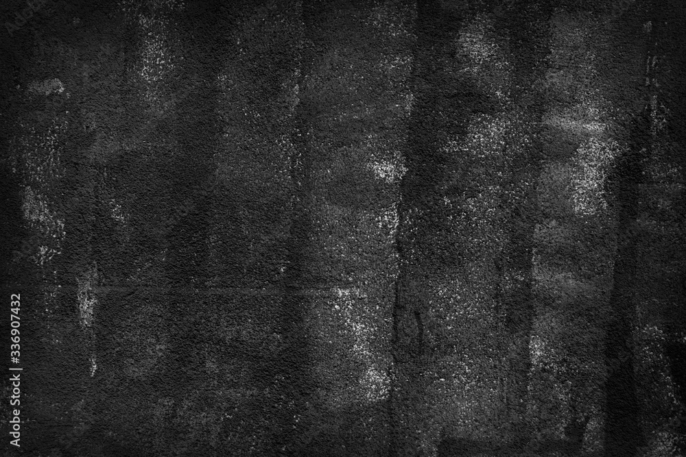 Black textured wall