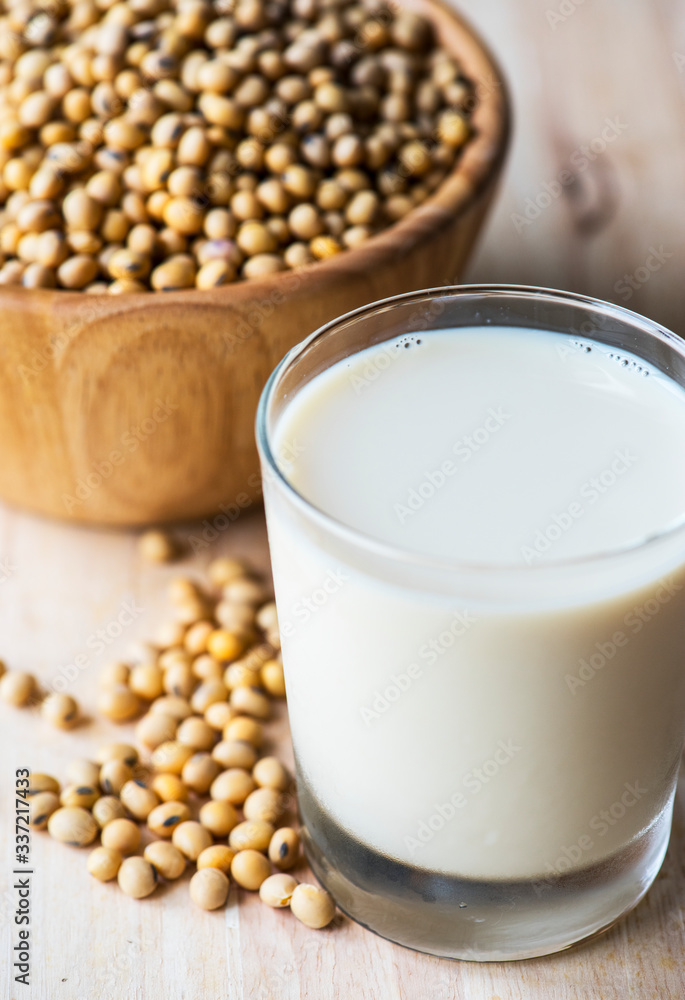 Fresh nutritional drink macro shot