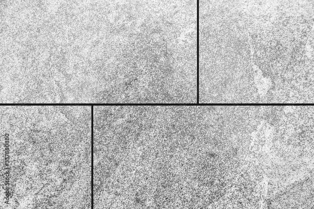 White stone floor texture and seamless background