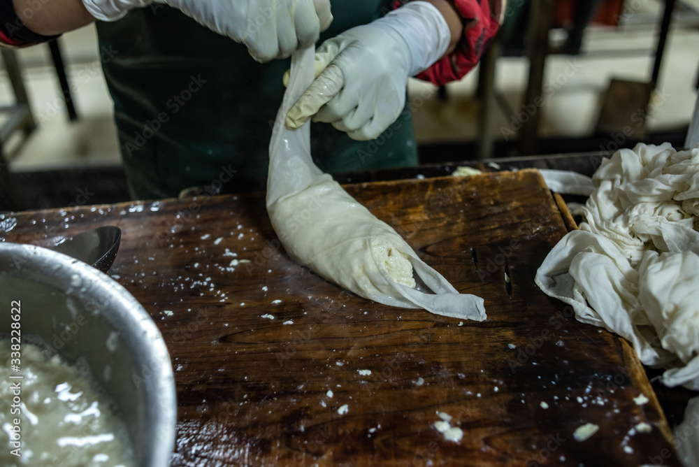 Tofu workshop handmade tofu production process