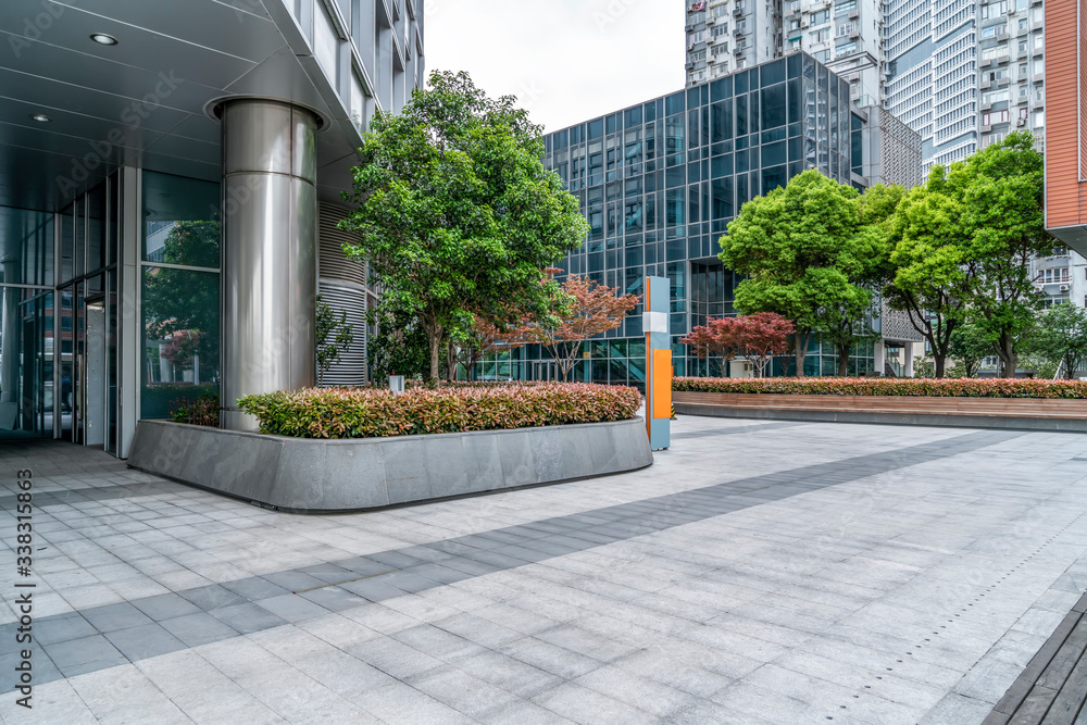 Modern architectural landscape of Lujiazui, Shanghai