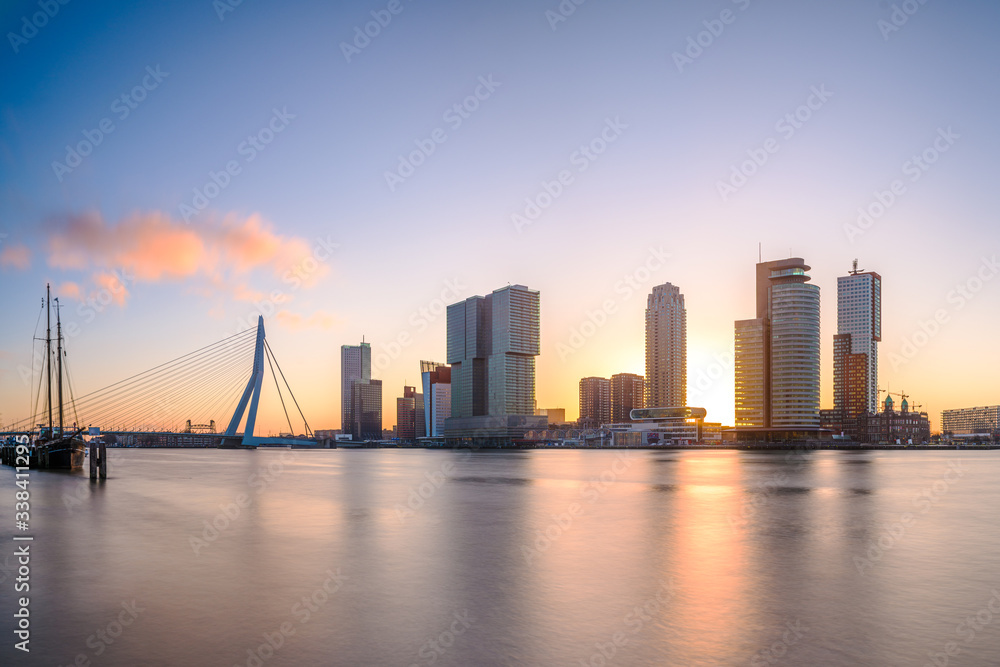 Rotterdam, Netherlands Skyline