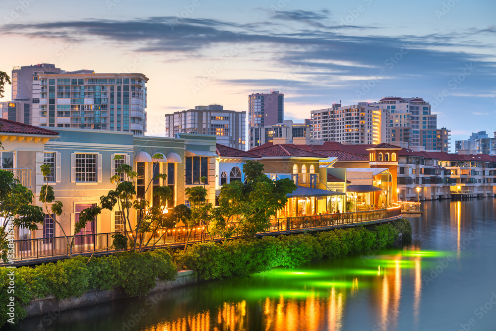 Downtown Naples, Florida, USA