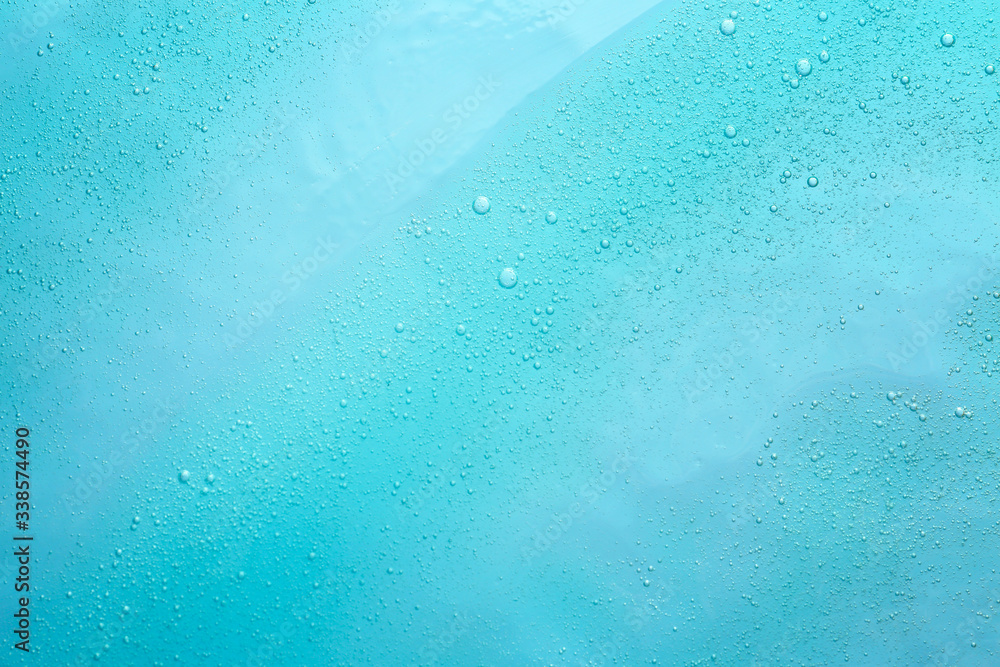 Texture of shower gel as background