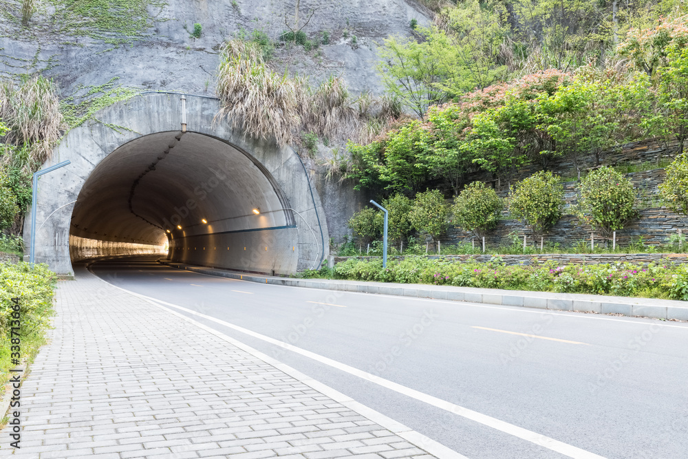 tunnel in forest park