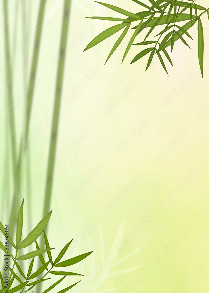 Bamboo leaf background