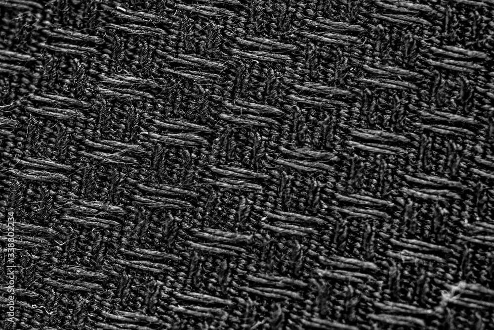 Woven gray textile background