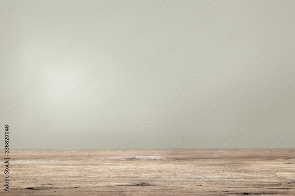 Wooden shelf product background