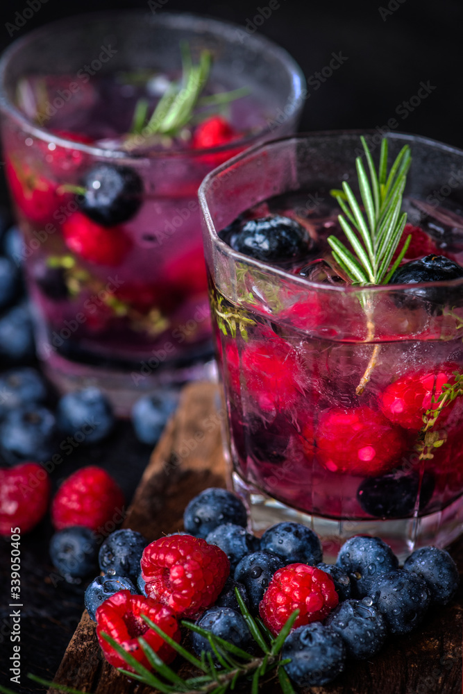 Mixed berry infused water recipe