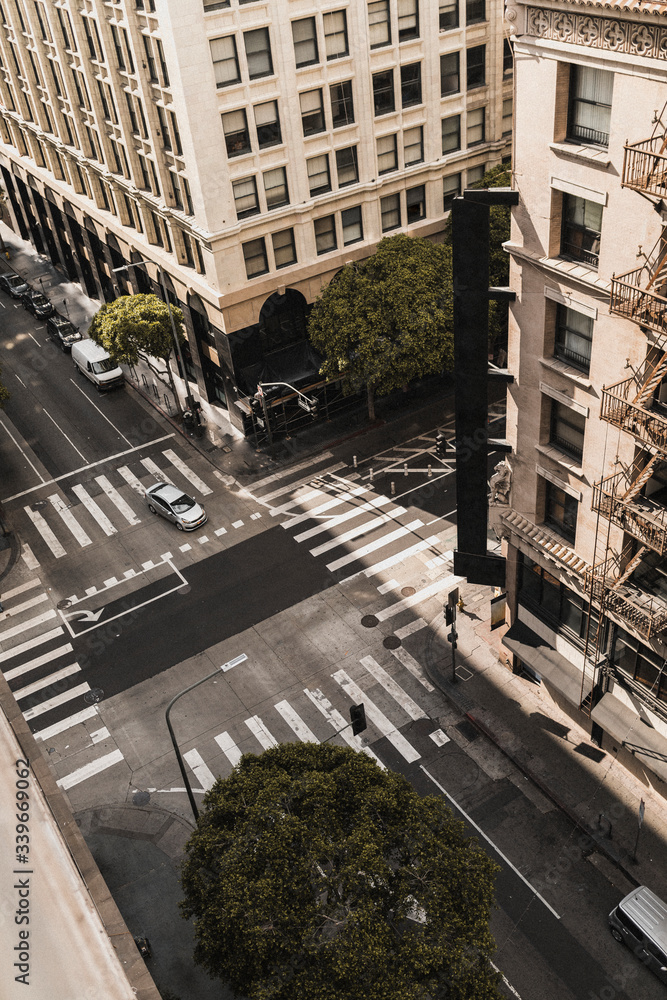 View of downtown LA