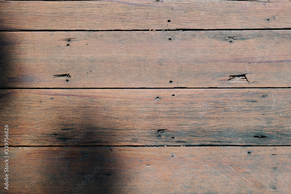 Old wooden floor background