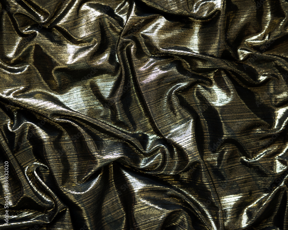 Metalic fabric texture