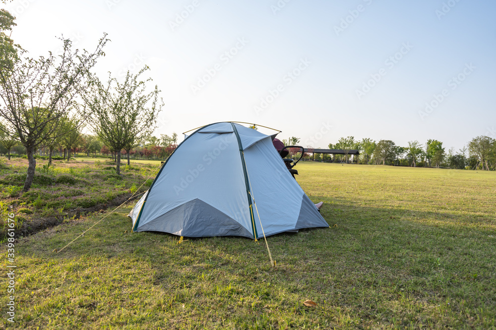 tent in park