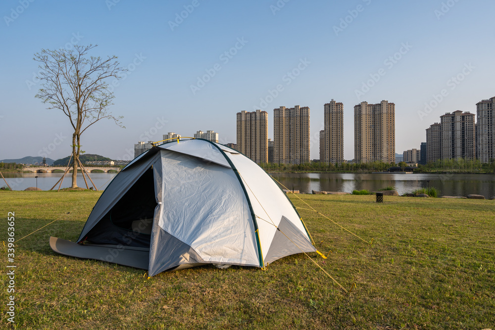 tent in park