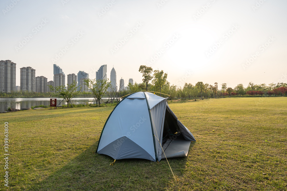 tent in park