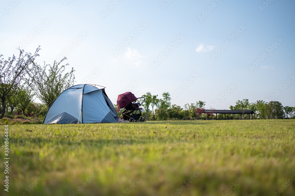 tent in park