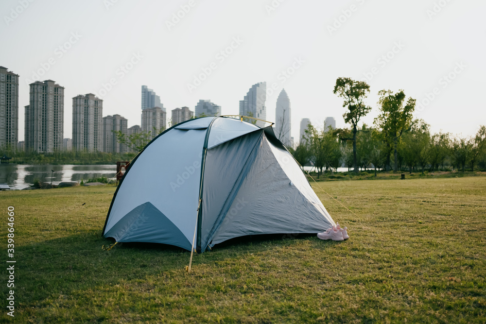 tent in park