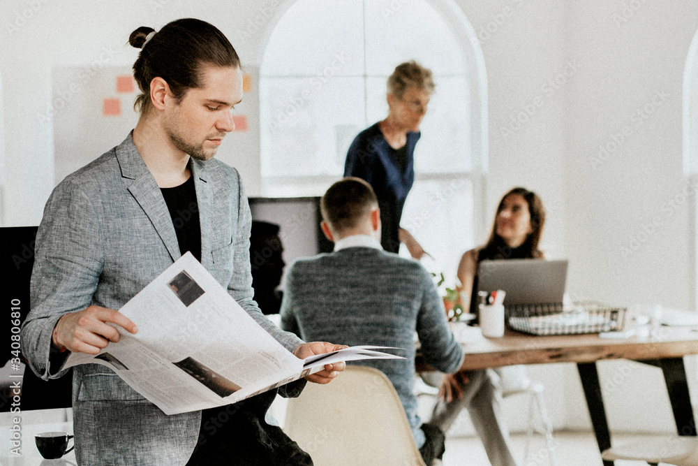 Business people in an office