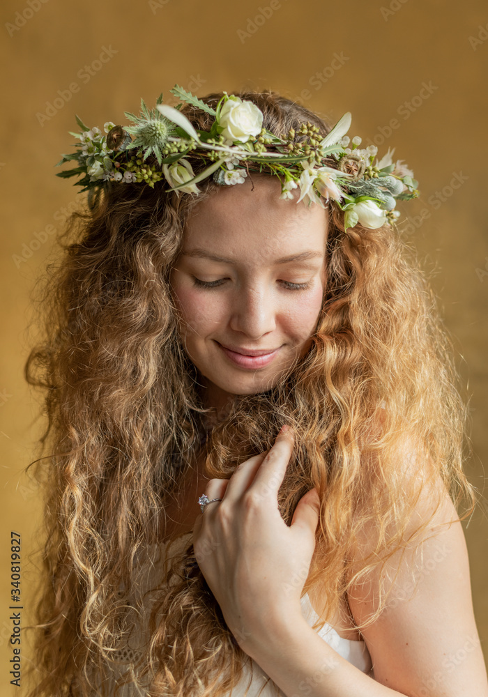 Romantic flower crown