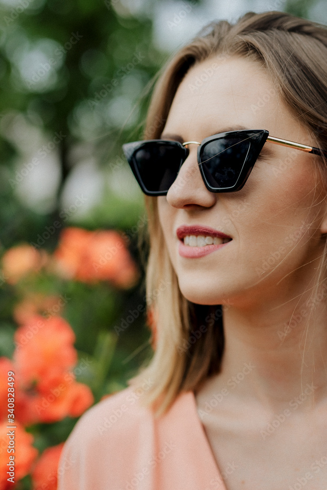 Woman enjoying summer