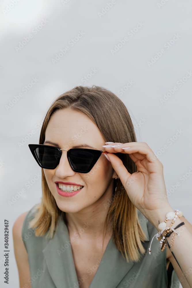 Woman in sunglasses