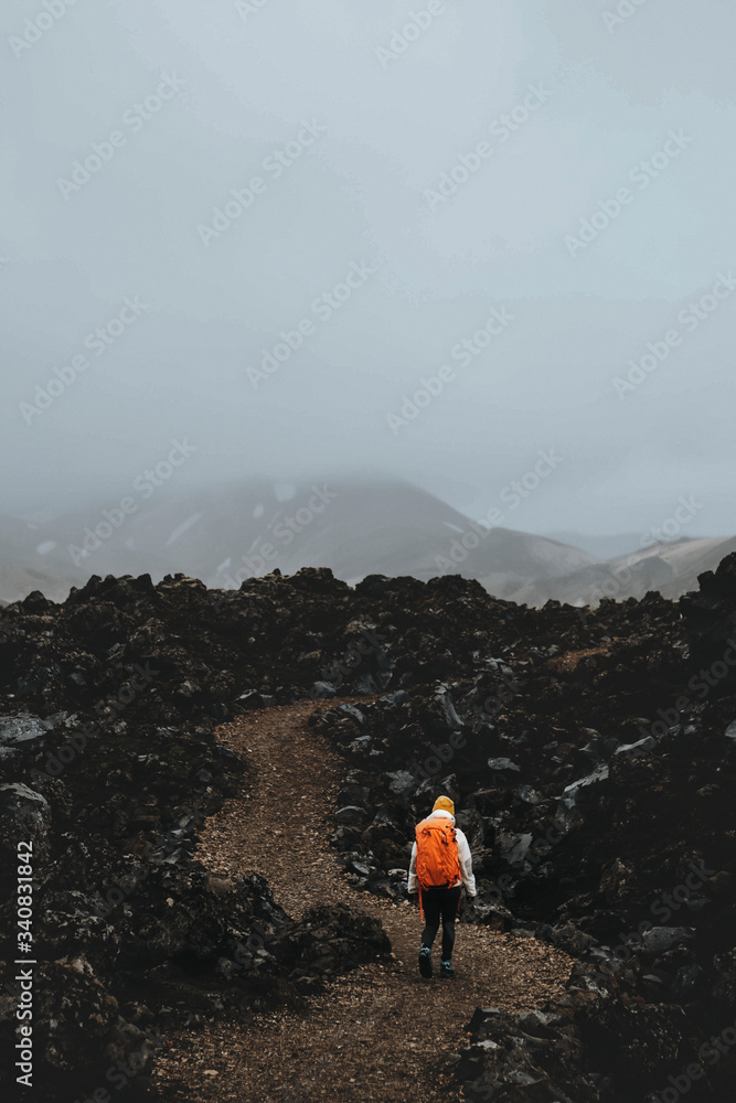 冰岛的旅行者