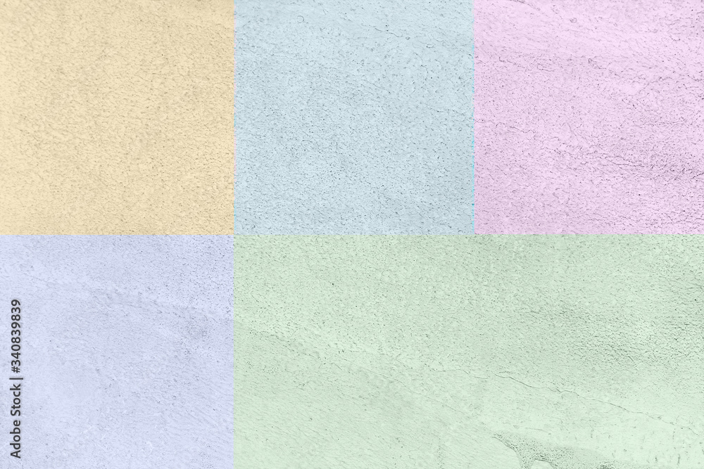 Mixed color concrete backgrounds