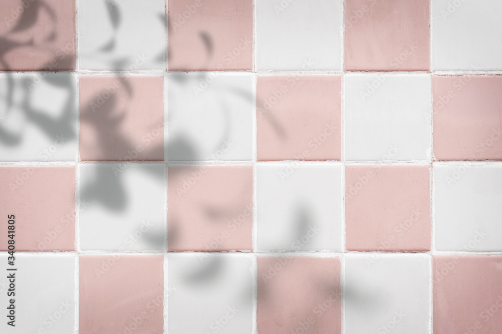 Vintage pastel tiles background