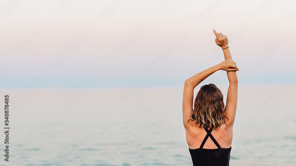 Woman at the beach