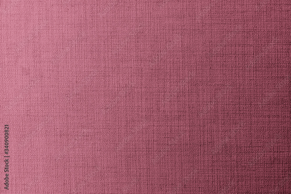 Weaved pink linen fabric