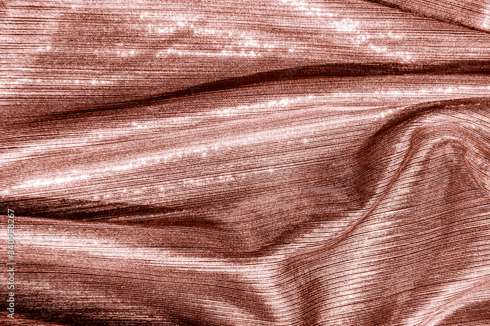 Copper silk fold