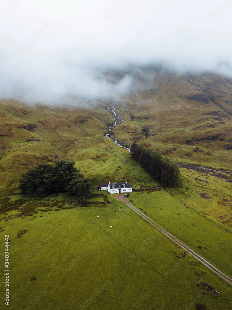 Foggy day in Scotland