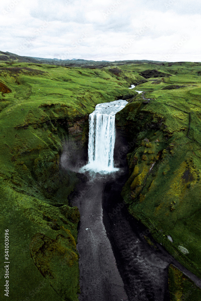 Skógafoss waterfall in Iceland