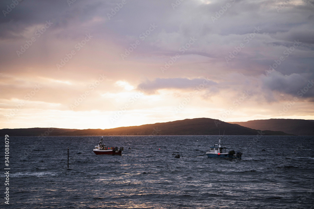 Boats in the sea