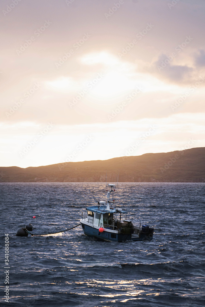 Boat in the sea