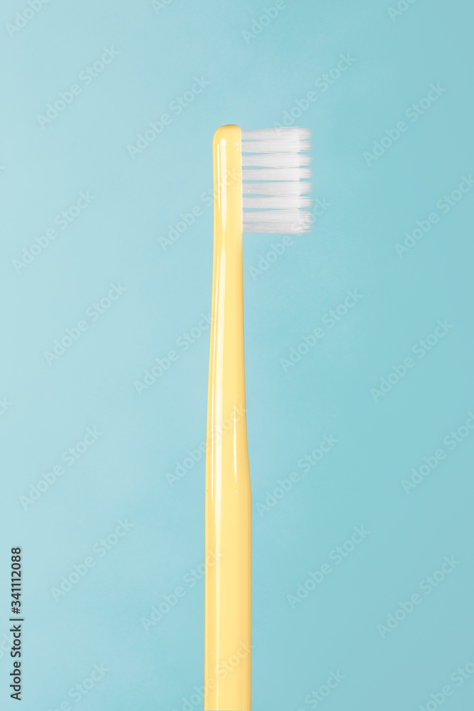 Cute yellow toothbrush