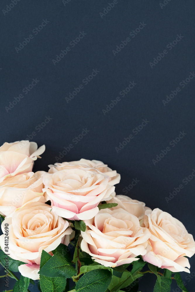 Flower arrangement with copy space