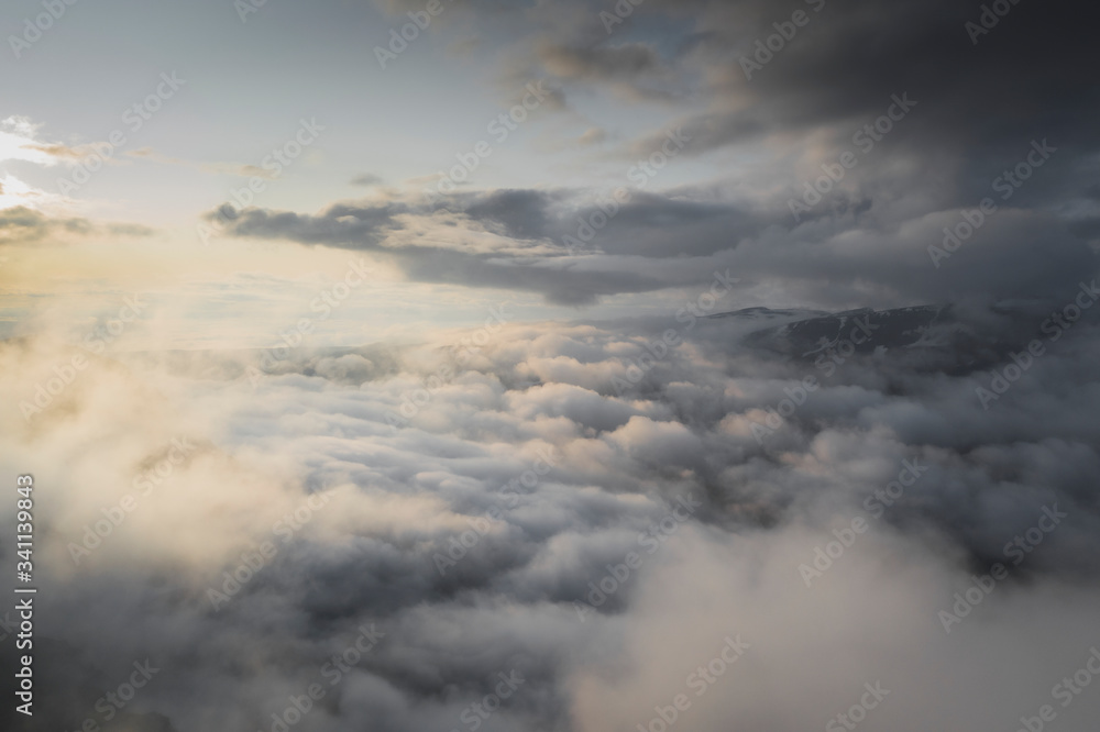 Above the clouds