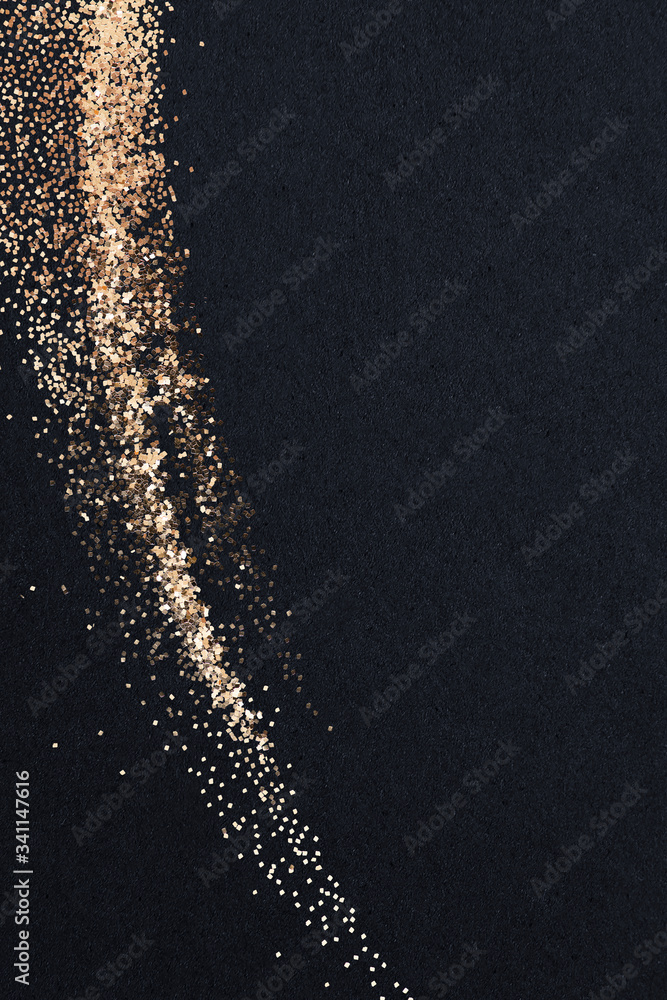 Copper glitter design template