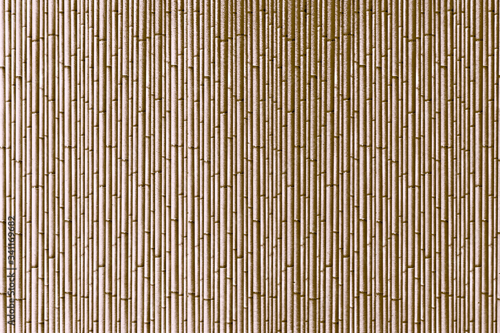 Brown bamboo curtain