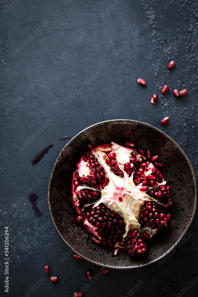 Fresh pomegranate fruit