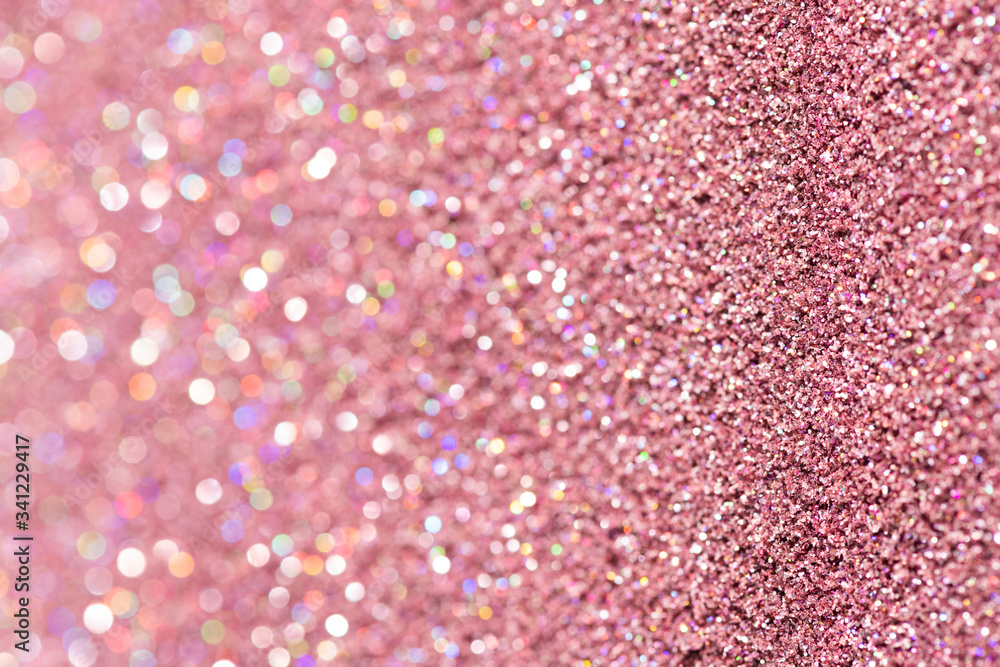 Shiny pink glitter textured background