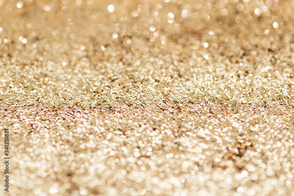 Sparkly gold glitter background texture