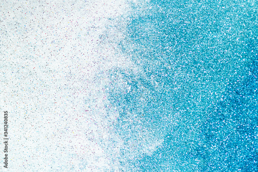 Light blue glittery background