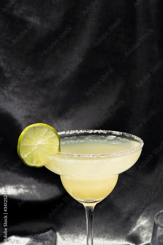 Lemon Margarita cocktail drink