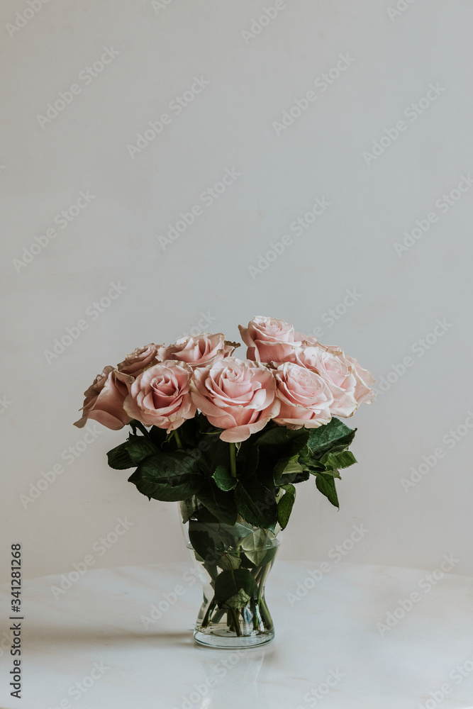 Pink rose bouquet