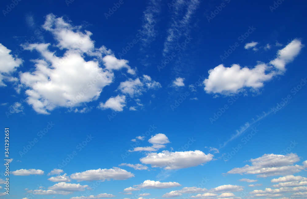  sky and white clouds