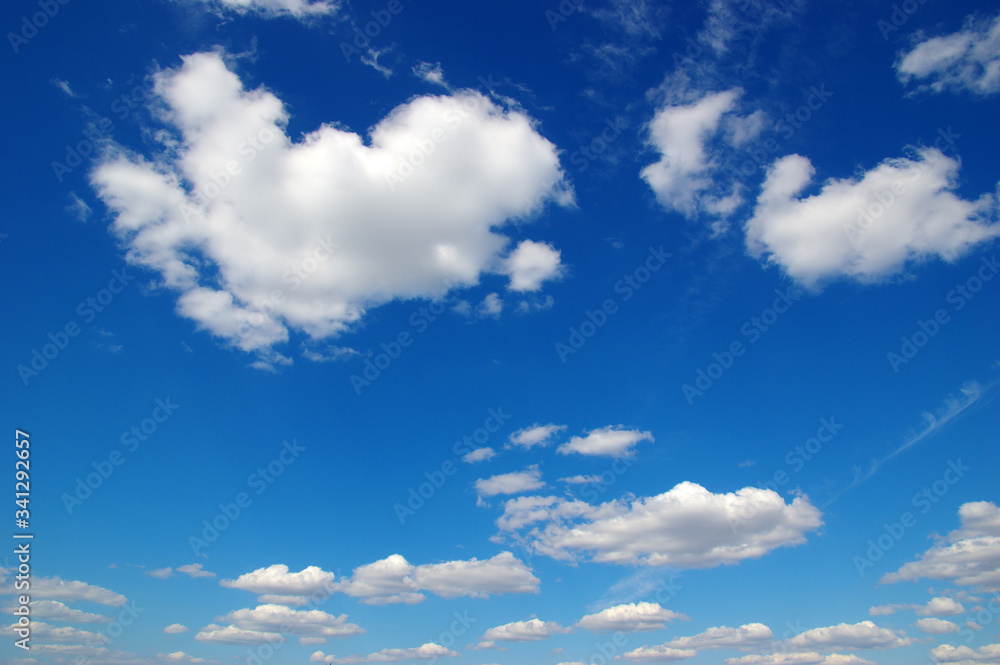  sky and white clouds