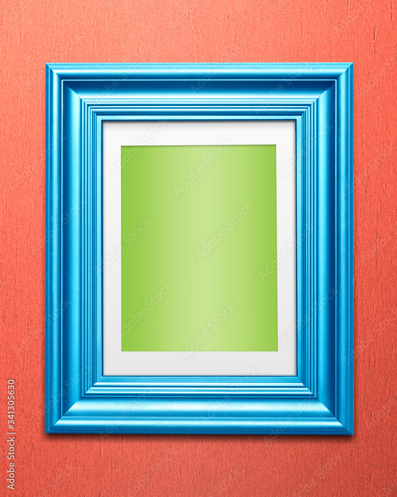 Blue photo frame